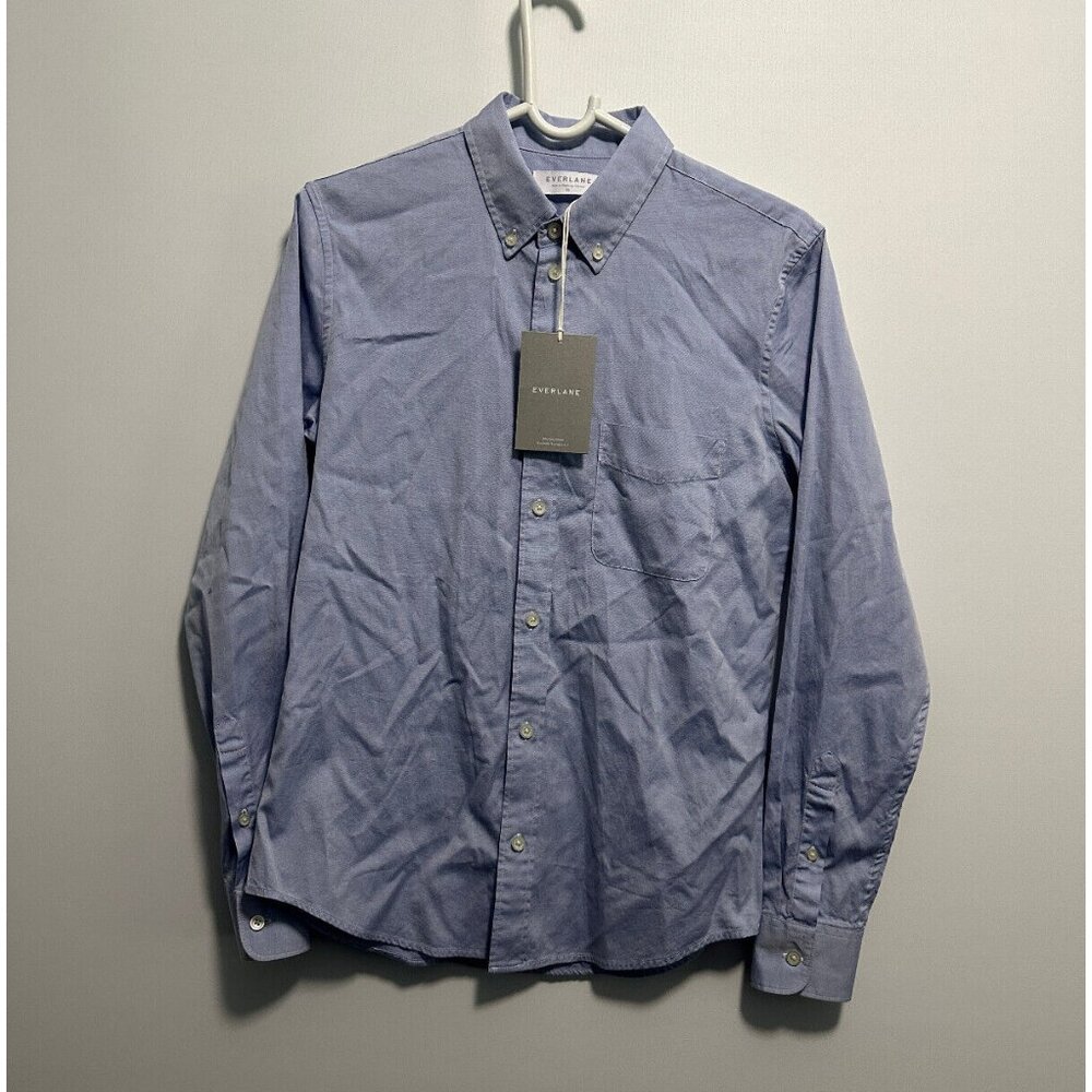 Everlane The Air Oxford Blue Shirt‎ Sz XS